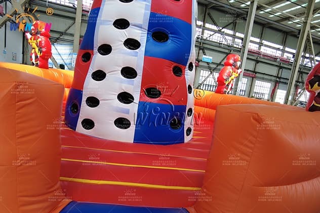 Interactive Inflatable Games Climbing Mountain For Sale