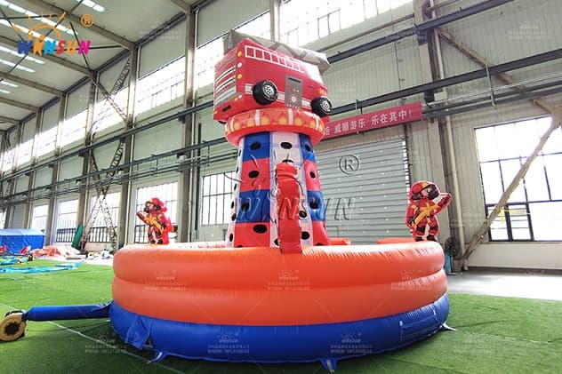 Kids Outdoor Challenge Inflatable Rock Climbing Wall Sports Games