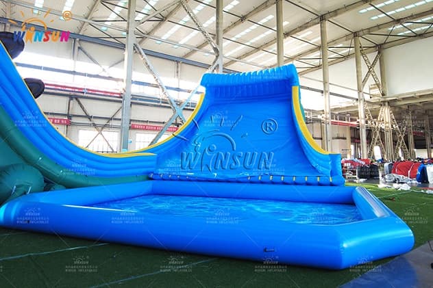 Outdoor large wate slide for kids and adults