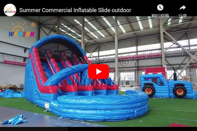 Summer Commercial Inflatable Slide outdoor