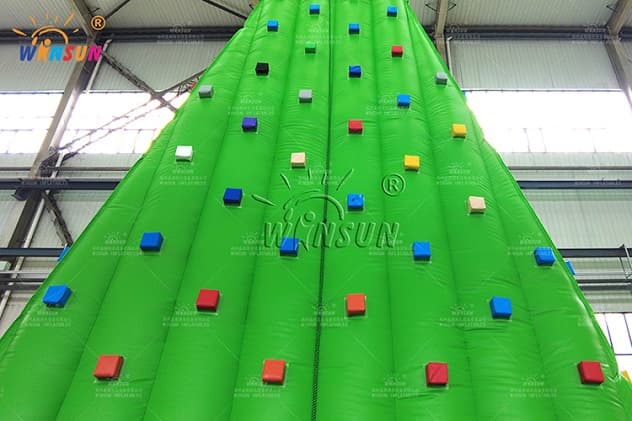 giant inflatable rock climbing wall