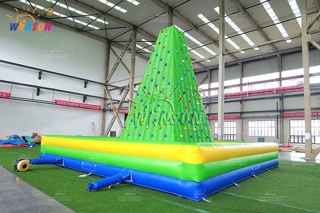 inflatable rock climbing wall