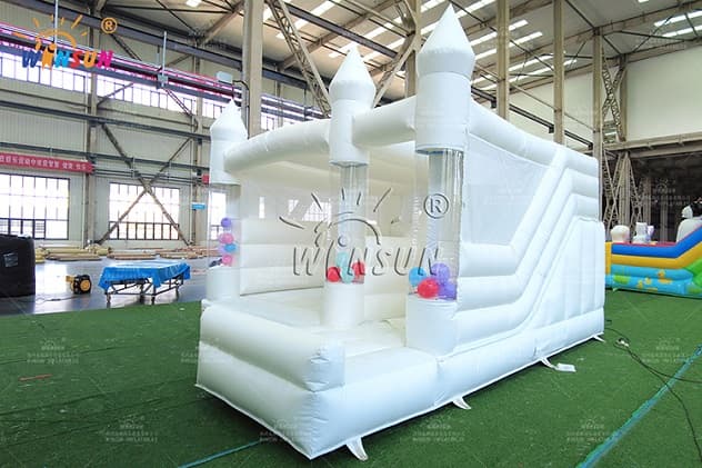 Adults White Bouncy Castle