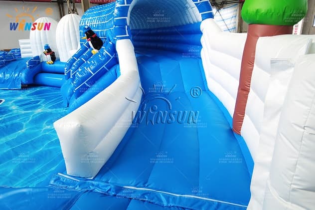 portable commercial ice world inflatable water park for all ages