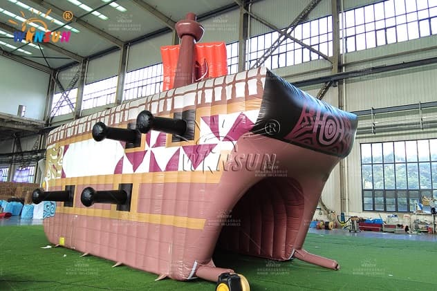 Customized inflatable entrance inflatable pirate tunnel tent