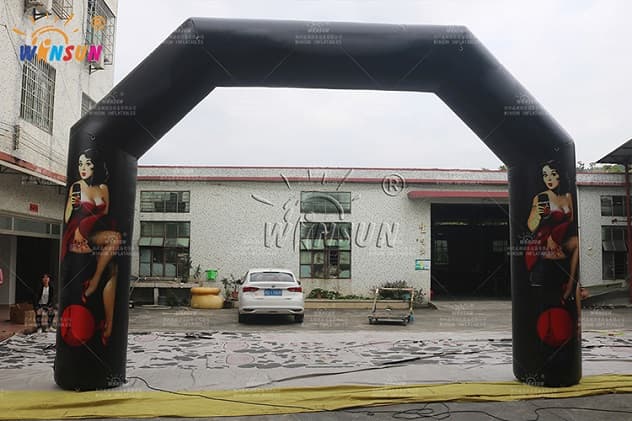 Factory custom Inflatable decorative air arch outdoor