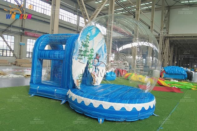 Inflatable snow globe you can go inside