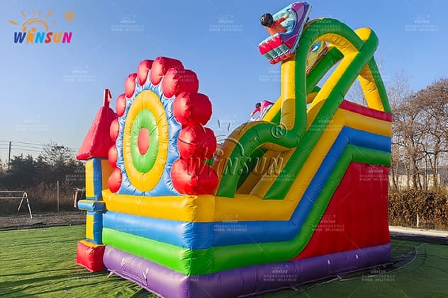 Roller Coaster Jumper Inflatable Bouncer slide