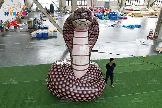 3D Designed Giant Inflatable Cobra for Brand Promotions