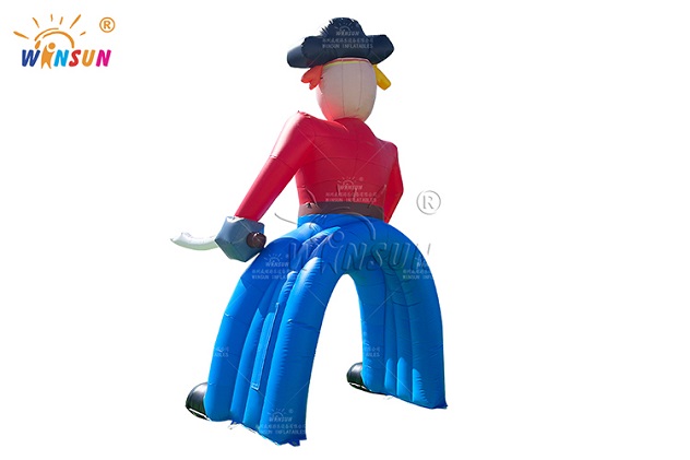 Durable PVC Vinyl Inflatable Pirate Arch for Adventure Parks