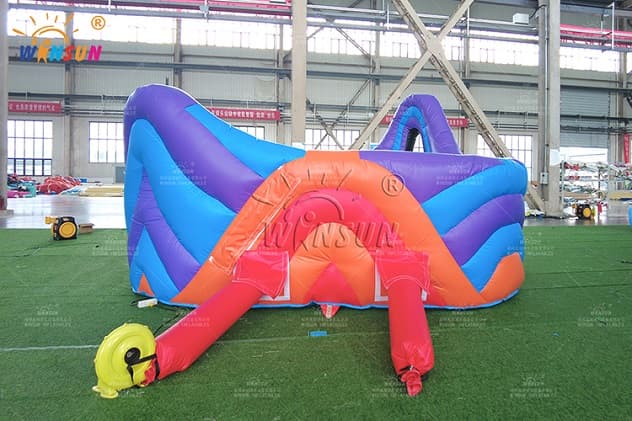 Eco-friendly inflatable foam pit pool for sustainable events