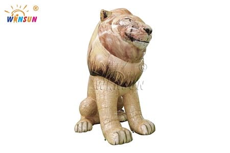 Giant Inflatable Lion with Tail for Outdoor Events